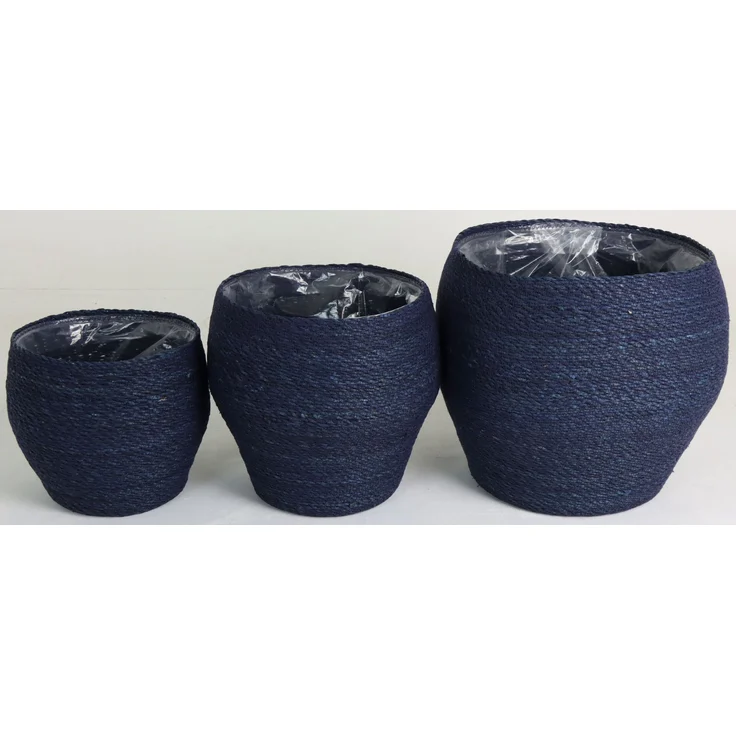 Pflanzgefäß COUNTRY BHT 34x36x34 cm blau – Bild 2