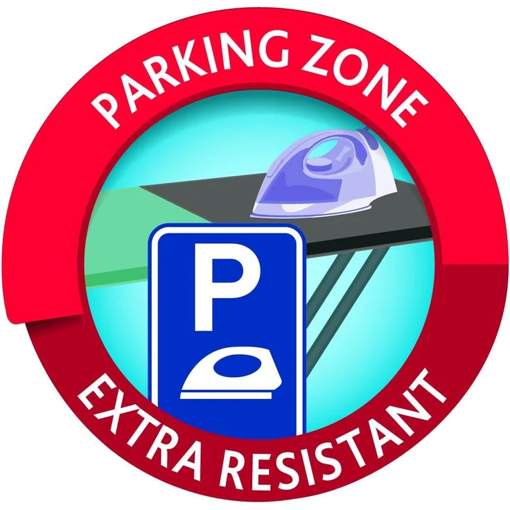 Vileda Park & Go Plus Bügeltisch mit integrierter Bügeleisenparkzone, 120x38 cm – Bild 7