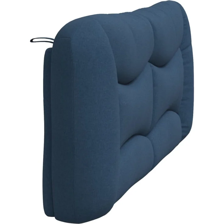 vidaXL Kopfteil-Kissen Blau 180 cm Stoff 374606 – Bild 5