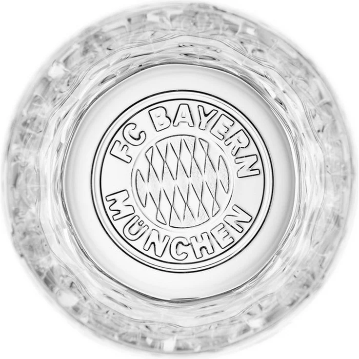 FC Bayern München Gläser-Set FC Bayern München I Kristallglas 2er Set 0,3 l I Mit Logo im Glasboden, Glas – Bild 2