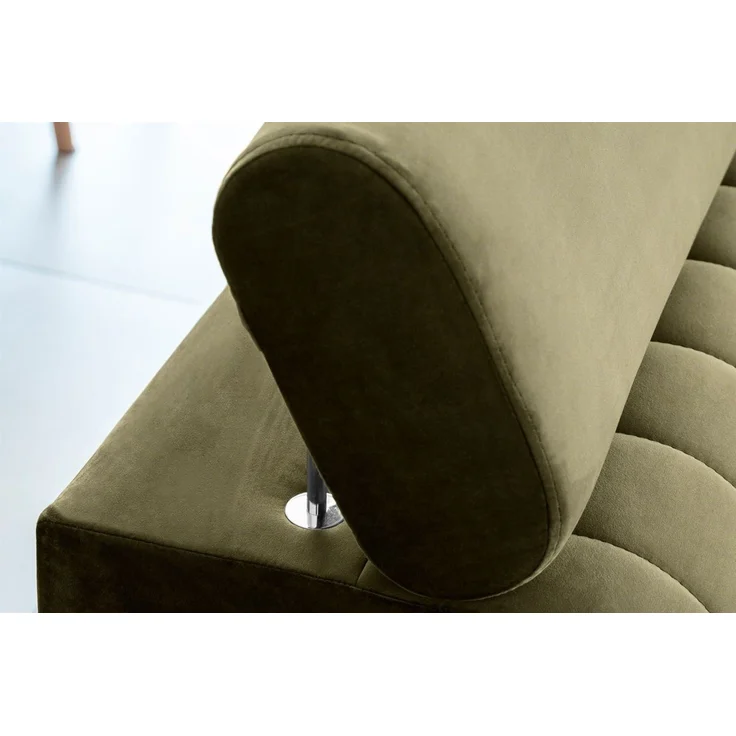 Sofa 3-Sitzer mit Schlaffunktion Schlafsofa ELENI Stoff Monolith Olivgrün – Bild 5