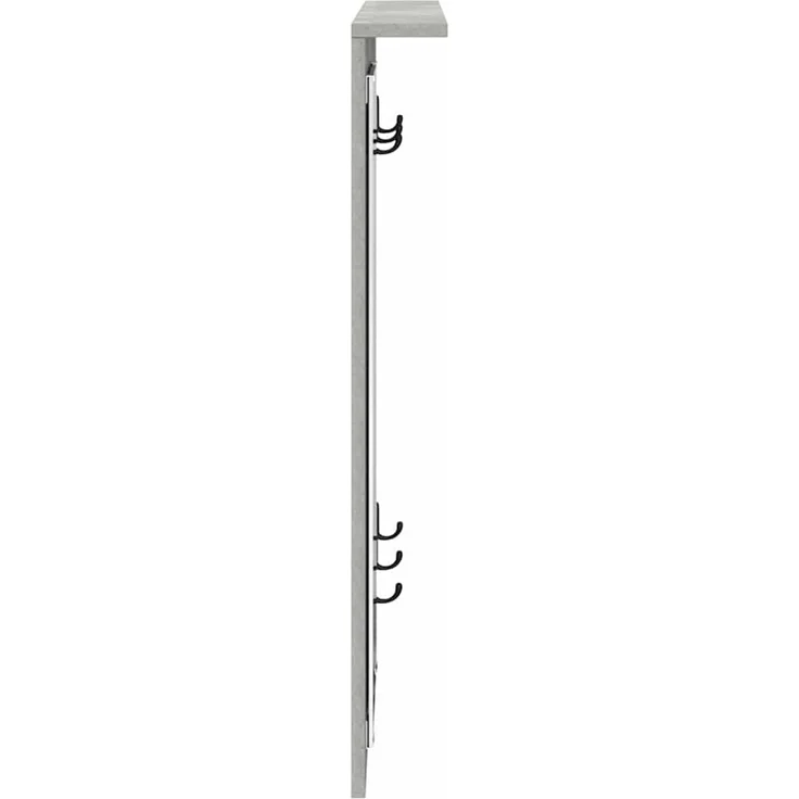 vidaXL Wandmontierter Kleiderständer Betongrau 84 x 10 x 80 cm 874494 – Bild 6
