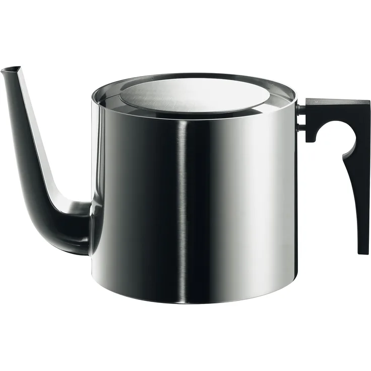 Stelton AJ Teekanne 1,25 L, Designer Teebehälter, Teepot, Teebereiter, AJ Cylinder Line, 04-2