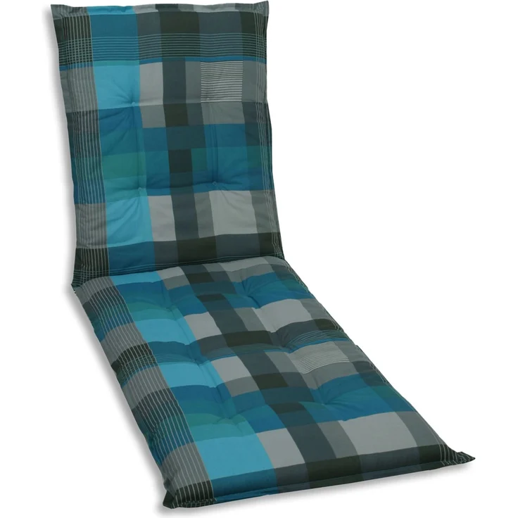 GO-DE Liegenauflage 190 x 60 x 7 cm blau Auflage Polster Kissen Rollliege – Bild 1
