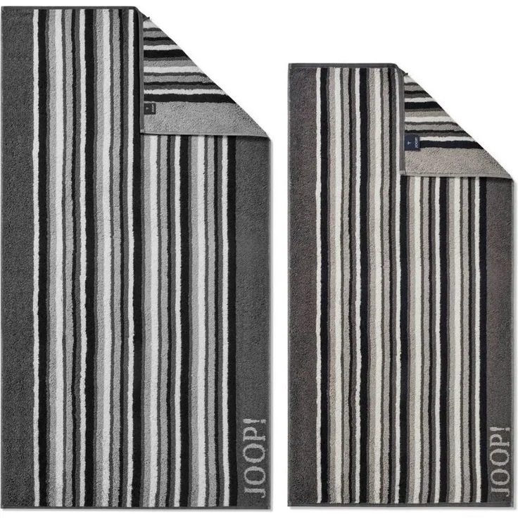 JOOP! Handtücher Move Stripes Anthrazit 1692 77 50 x 100 cm