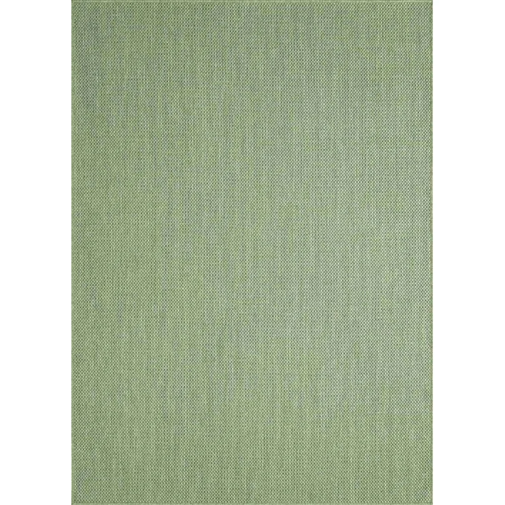 TaCa Home Teppich Outdoor & Indoor Teppich, rechteckig, Höhe: 7 mm, Terrasse Balkon Garten Wohnzimmer Bad Küche, Grün - 120x160 cm – Bild 2