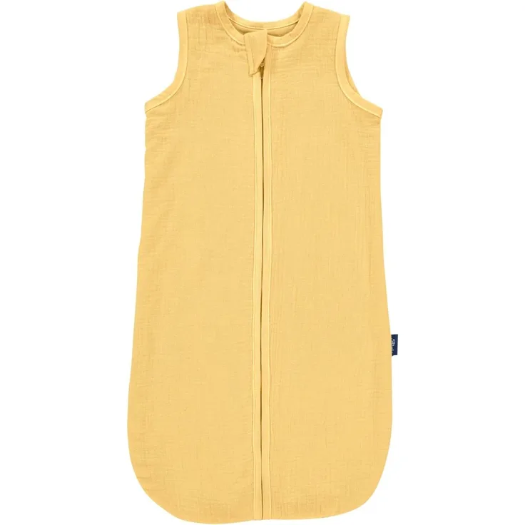 Alvi Mull Schlafsack Leicht, für Frühjahr und Sommer uni gelb 110 cm
