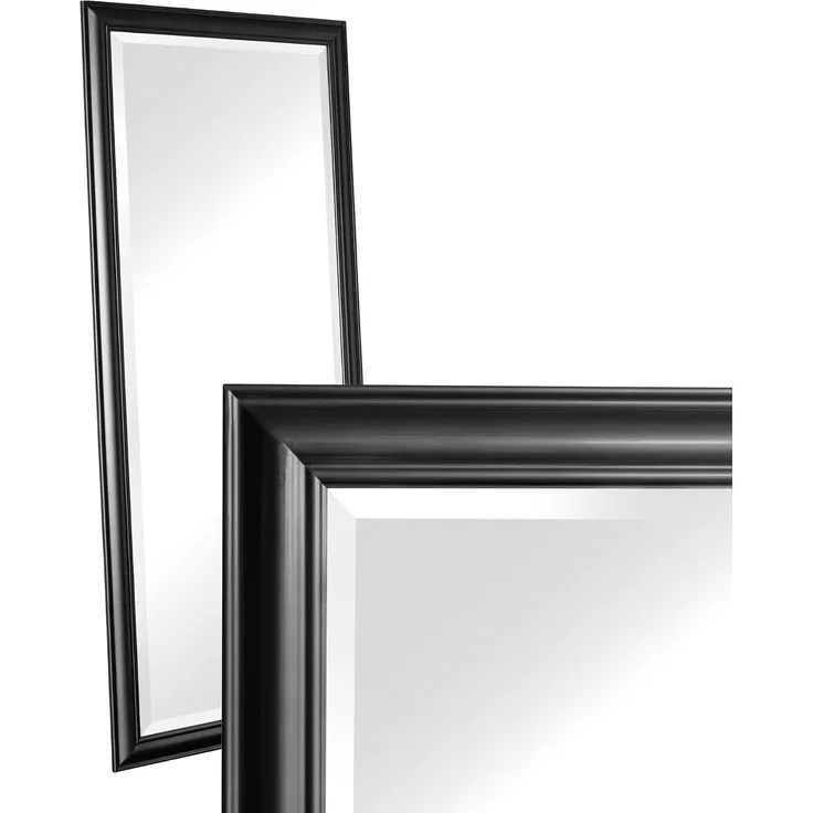 LC Home Spiegel LC Home Wandspiegel Spiegel Schlicht Schwarz ca. 180x80 cm Landhaus