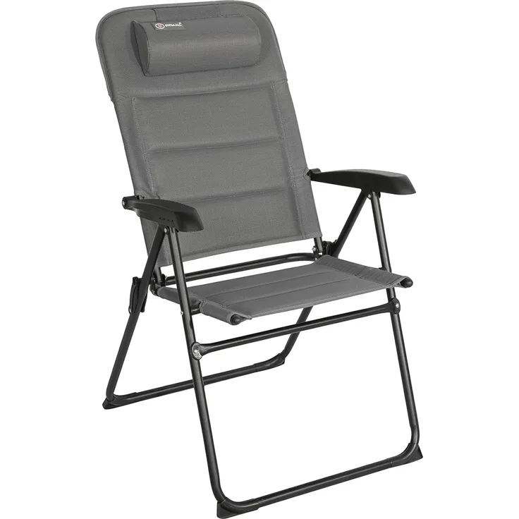 HOMECALL Campingstuhl Gartenstuhl Anglerstuhl Faltsessel Klappstuhl für Wohnwagen Outdoors (Textilene gepolstert mit Quick-Dry-Schaum), 5 fach Verstellbarer Rückenlehne, Hochlehner, bis 150 kg