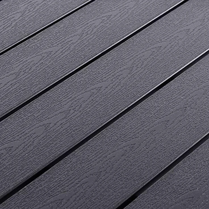 Non-Wood Aluminium Gartentisch Esstisch anthrazit / schwarz 150x80cm – Bild 3