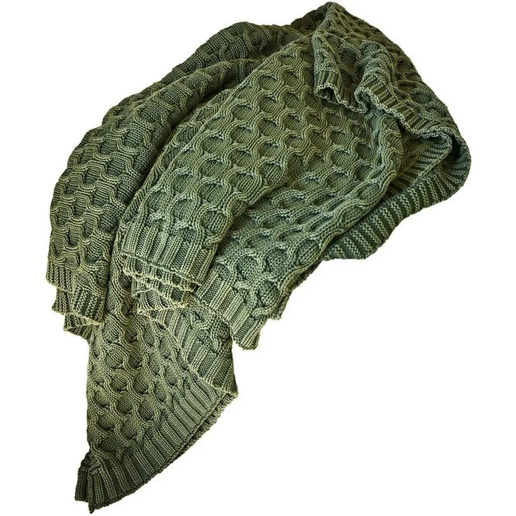 Mirabeau Tagesdecke Plaid Sovilex grün