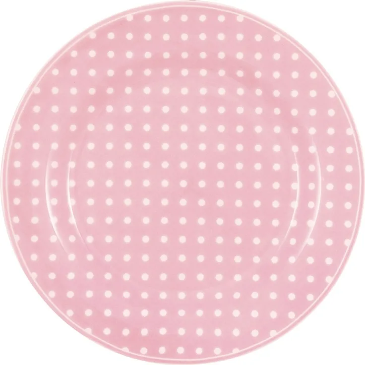 Greengate Teller 20,2 cm Dotty pale pink