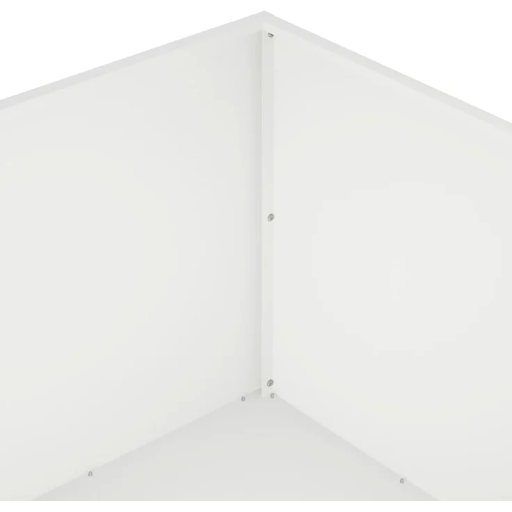 vidaXL Garten-Pflanzgefäß Weiß 80 x 80 x 40 cm Kaltgewalzter Stahl 8005108 – Bild 5