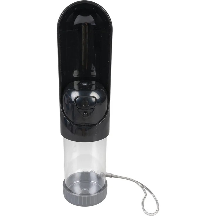 Duvo+ Wasserflasche Compact schwarz, 6,5 x 6,5 x 18,5 cm – Bild 4