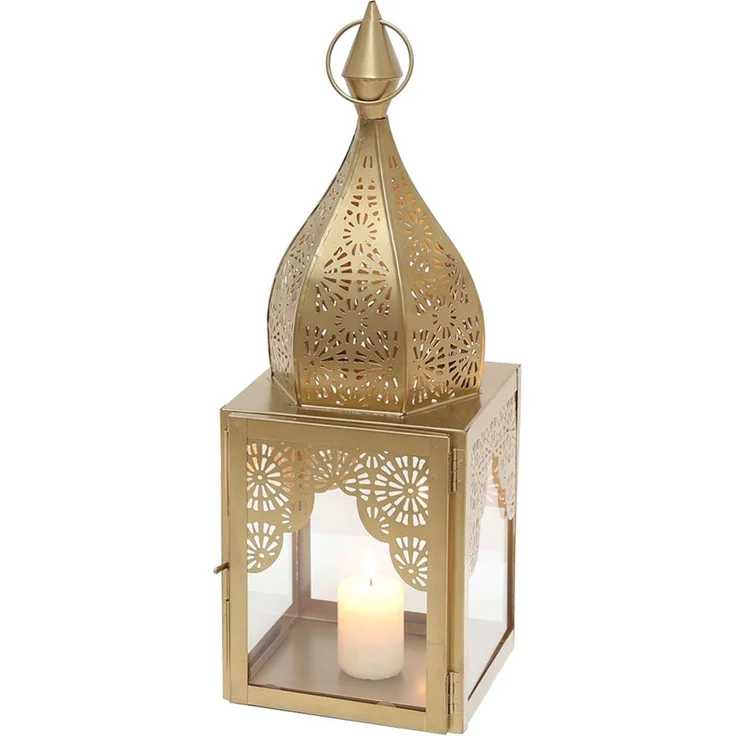 Orientalisches Windlicht Modena Gold M – Bild 7