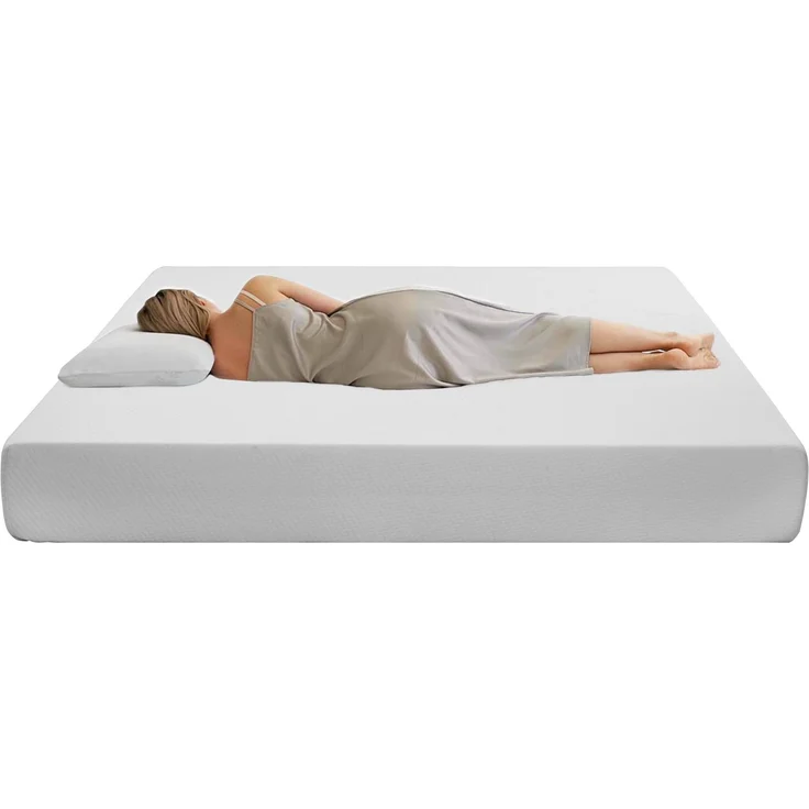 Matratze 90x200 cm, Taschenfederkernmatratze mit Anti-Rutsch-Noppen, Öko-Tex zertifiziert, Härtegrad H3, Weiß – Bild 3