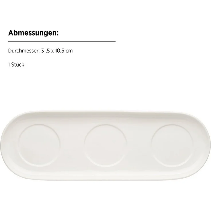 MÄSER Servierplatte Taya, Porzellan, (4-tlg) – Bild 3