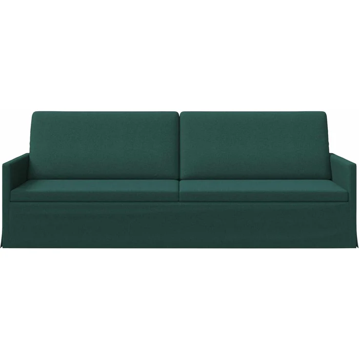 vidaXL 3-Sitzer Sofa Dunkelgrün 220 x 81 x 82 cm Stoff 42041144 – Bild 2