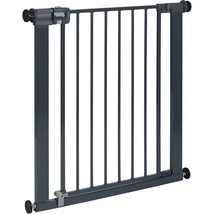 Safety 1st 'Quick Close ST' Treppenschutzgitter, für Türbreiten 73 - 80 cm, Klemmbefestigung, Schwarz