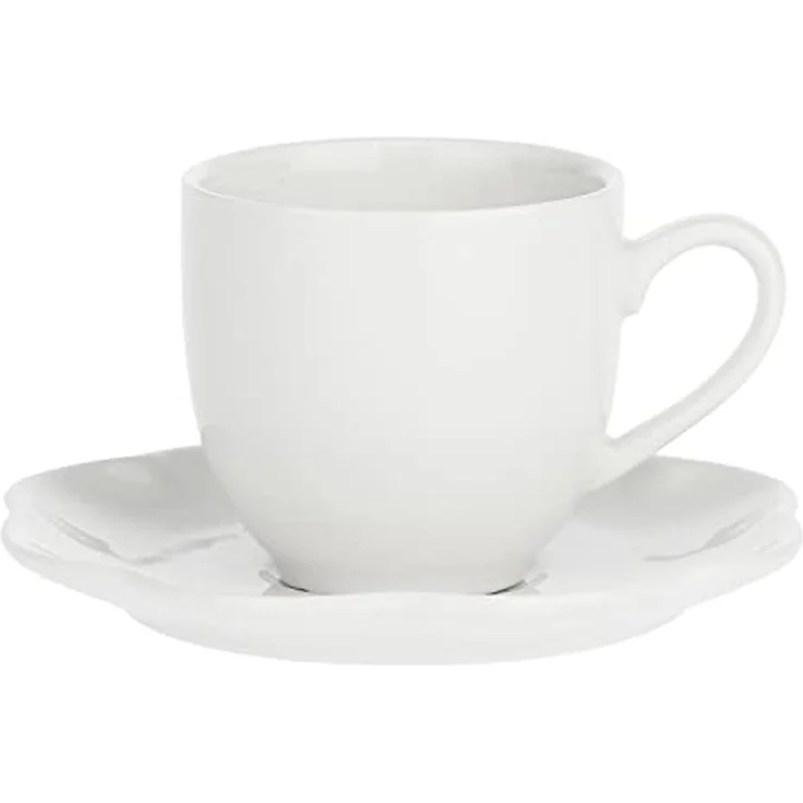 La Porcellana Bianca La Porcellana Bianca 6er-Set Kaffeetassen mit Untertasse 85 ml P000200015Z – Bild 1