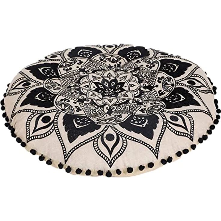 Marrakesch Orient & Mediterran Interior Pouf Orientalische Bodenkissen, Sitzkissen Nael, Hocker, Yogakissen, Handarbeit – Bild 4