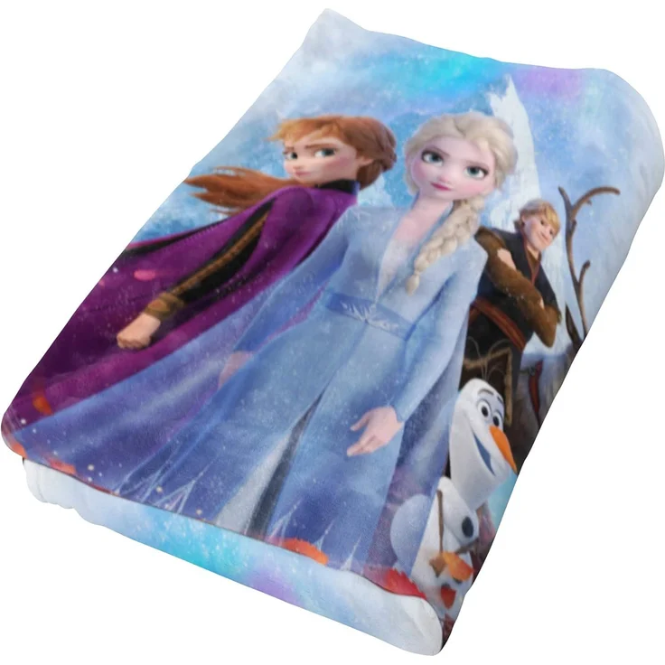 BERONAGE Tagesdecke Frozen Die Eiskönigin Decke Team 130x170 cm Kuscheldecke Fleecedecke, passend zur Bettwäsche, ideal für Sofa, Couch, Kinder-Bett, Auto – Bild 6
