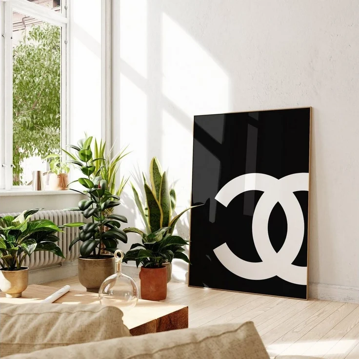 JUSTGOODMOOD Poster Premium ® Chanel Poster · ohne Rahmen, Poster in verschiedenen Größen verfügbar – Bild 3
