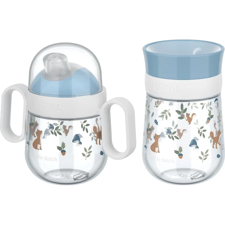 Mepal MIO Trinklernbecher Antitropf & 360° 2er Set Forest Friends (2025)