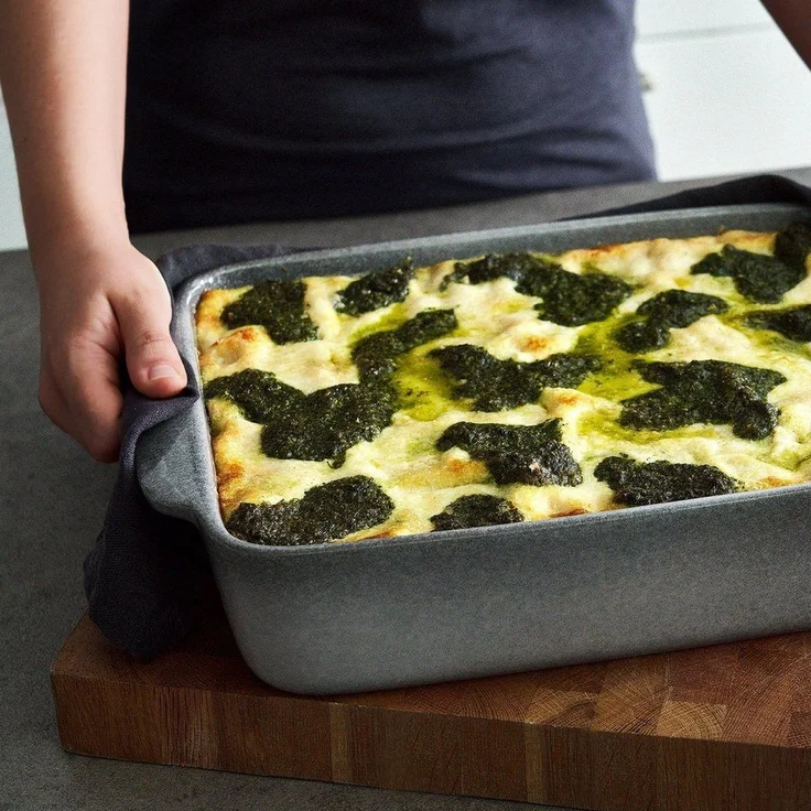 Springlane Auflaufform Keramik Misty Cliff in verschiedenen Größen, Steingut, spülmaschinengeeignet, backofen- & mikrowellenfest – Bild 2