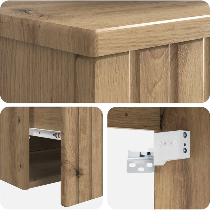 vidaXL Waschbeckenschrank Artisan-Eiche 59 x 44,5 x 80 cm 3404319 – Bild 10