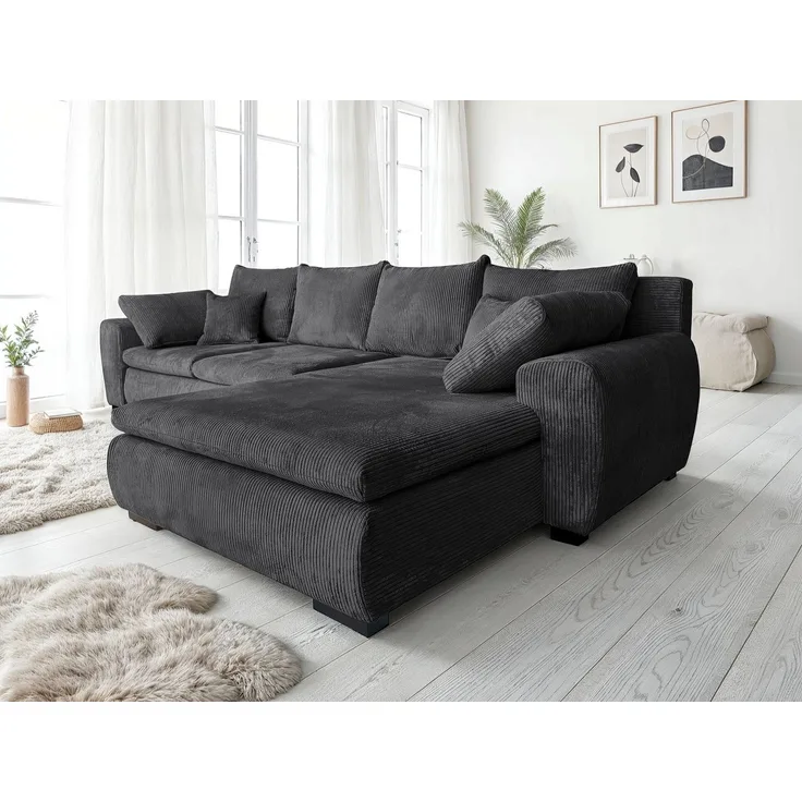 Home affaire Ecksofa Cara Mia L-Form, B: 325 cm - OTTO. Verlässliche Qualität, mit 4 Zierkissen, optional Bettfunktion & Bettkasten
