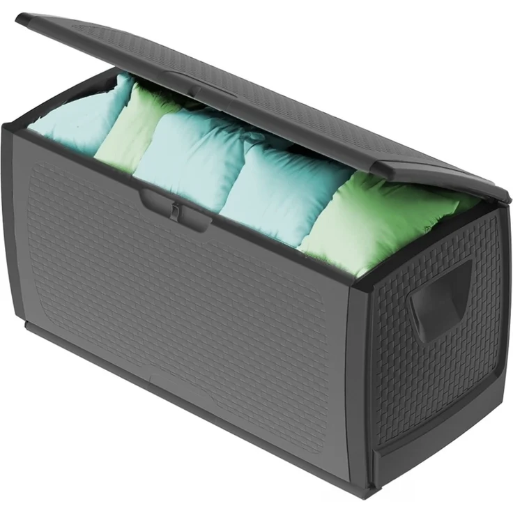 GarPet Gartenbox Gartenbox Wetterfest Outdoor Auflagenbox Wasserdicht Garten Box 430 L – Bild 1