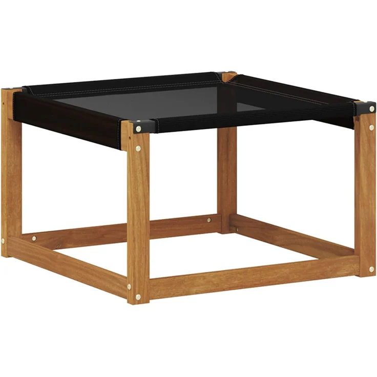 vidaXL Outdoor-Sofagarnitur mit Kissen 4 pcs Natürlich und Schwarz 3381868 – Bild 5