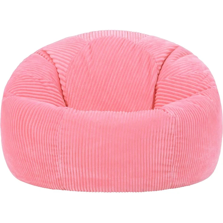 Icon Kingston Sitzsack Cord, Kaugummirosa, 2er Pack, Sitzsack Erwachsene mit Füllung, Bean Bag, Cord Sessel, Lounge Sessel, Lounge Stuhl, Schlafzimmer, Wohnzimmer, Wohnzimmer Möbel – Bild 5