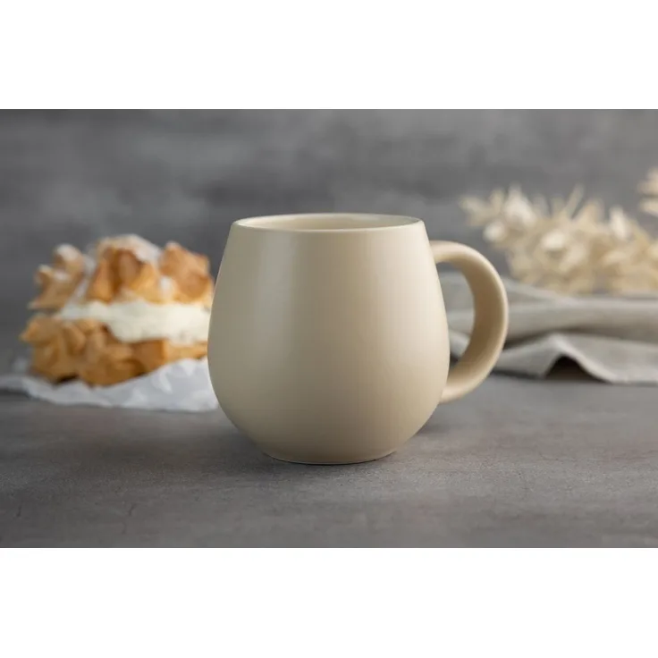Sallys Tasse Belly Mug, handgemacht aus 400 ml, langer Wärmespeicher durch 100 % Steingut