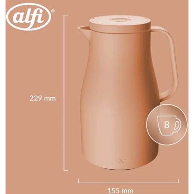 Alfi Isolierkanne Neo soft apricot 1,00l – Bild 7