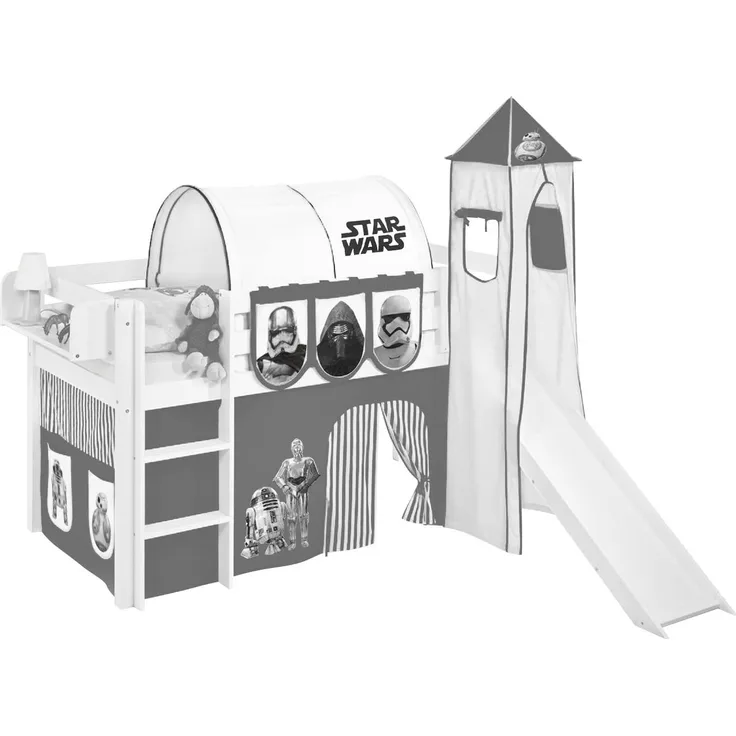 Lilokids 'Star Wars' Tunnel Schwarz - für Hochbett, Spielbett und Etagenbett