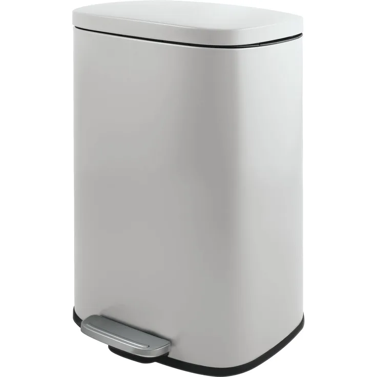 Treteimer Akira - Weiß matt 30 Liter