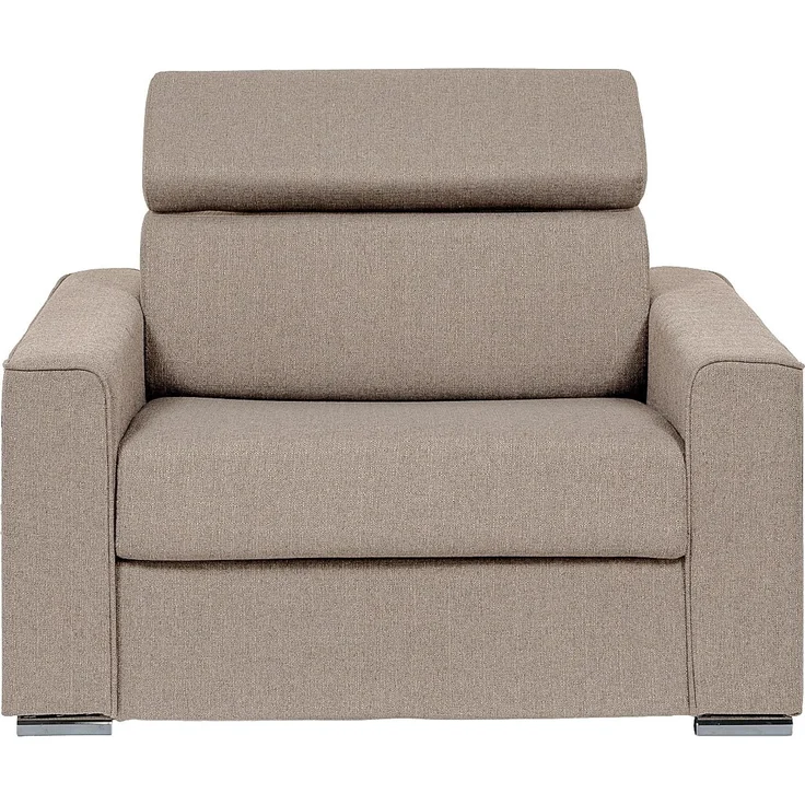 Vente-unique - VIZIR - Schlafsessel - Metall - Stahl - Beige - 124 x 95 x 105 cm – Bild 3