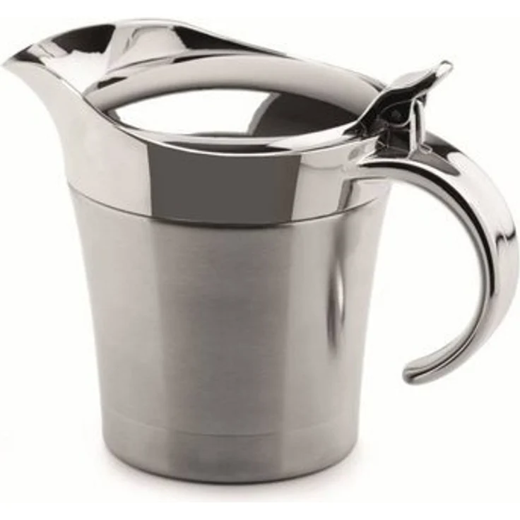 Edelstahl Thermo Sauciere 500ml mit Klappdeckel – Bild 2