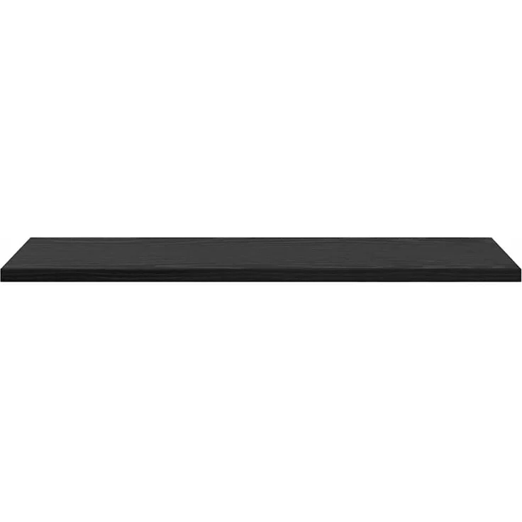 Regalbrett 3 pcs, Wandregal Schwarz 60 x 20 x 1,5 cm Holzwerkstoff – Bild 5
