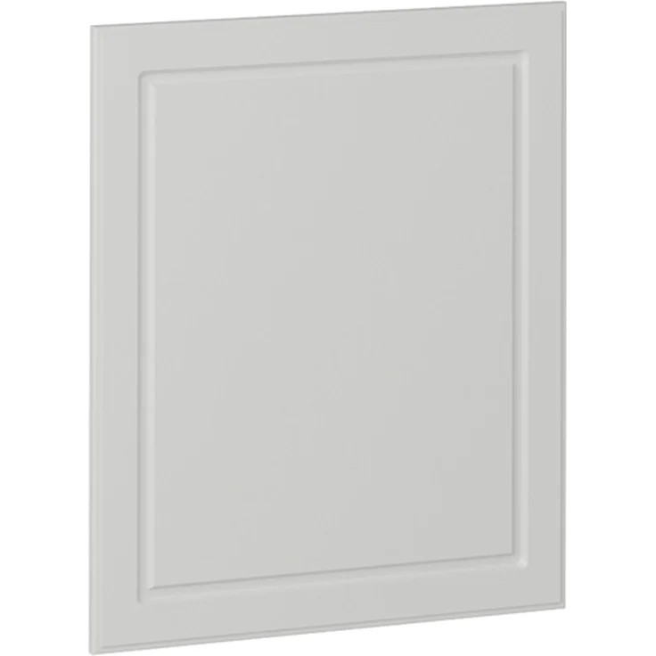 Küchenfront R-Line Weiß Landhaus 59.6 x 71.3 cm Möbelfront für den Backofenumbauschrank (halb) Vicco – Bild 1