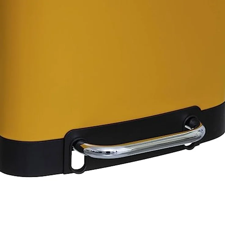 5 five simply smart Cestino in metallo 30 l Ariane, Kosmetikeimer mit Fußpedal, herausnehmbarem Eimer und Soft-Close-Mechanismus, arancione chiaro – Bild 5