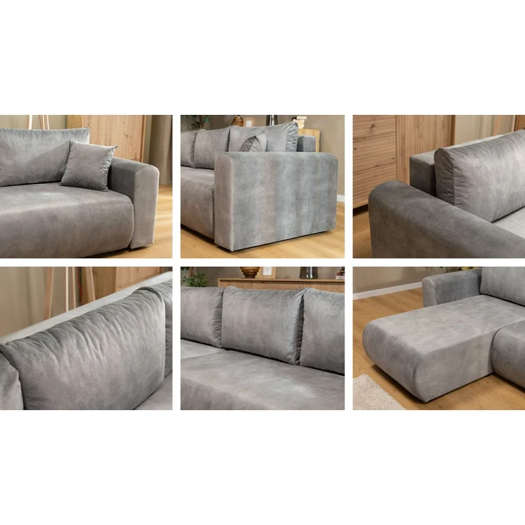 Ecksofa Eliwo (Farbe: Bella 40) – Bild 8