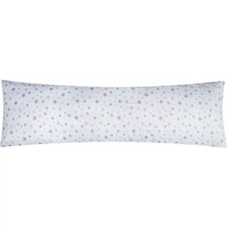Heubergshop Seitenschläferkissenbezug, (1 Stück), 40x145cm Sterne in 100% Baumwolle Kinder Bezug Kissenbezug (EW-640/2) – Bild 4