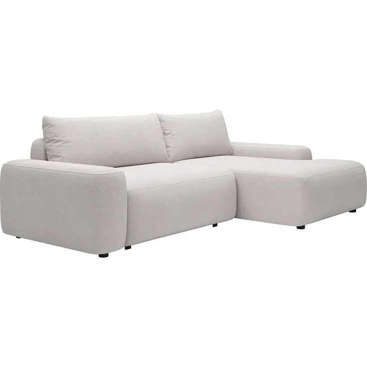 Vente-unique - DAVISO Sofa Stoff Rot - B 162 cm x H 87 cm x L 264 cm – Bild 2