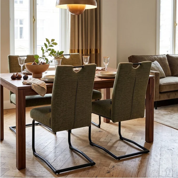B&D home Freischwinger SOFIA (Set, 2 St), mit Taschenfederkern-Sitz und Griff, 140kg belastbar – Bild 4