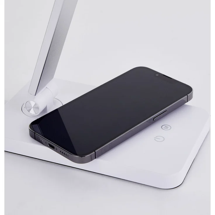 Brilliant LED Tischleuchte Florence G60090/05 Wohnzimmer, Schlafzimmer, Esszimmer, Flur, Arbeitszimmer Kunststoff/Metall Indoor weiß - LED fest integriert – Bild 9