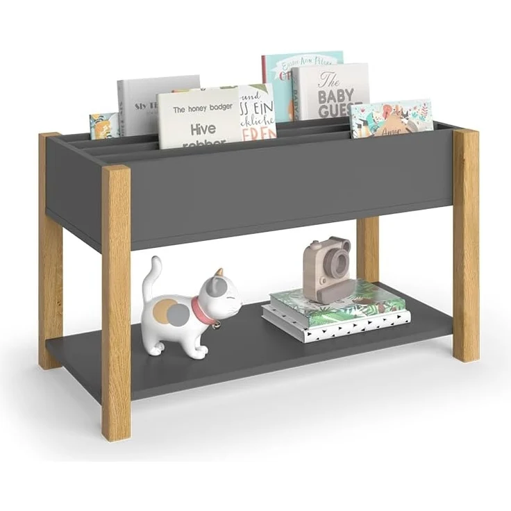 Kinderregal Malia Grau 80 x 46 cm Vitalispa – Bild 7