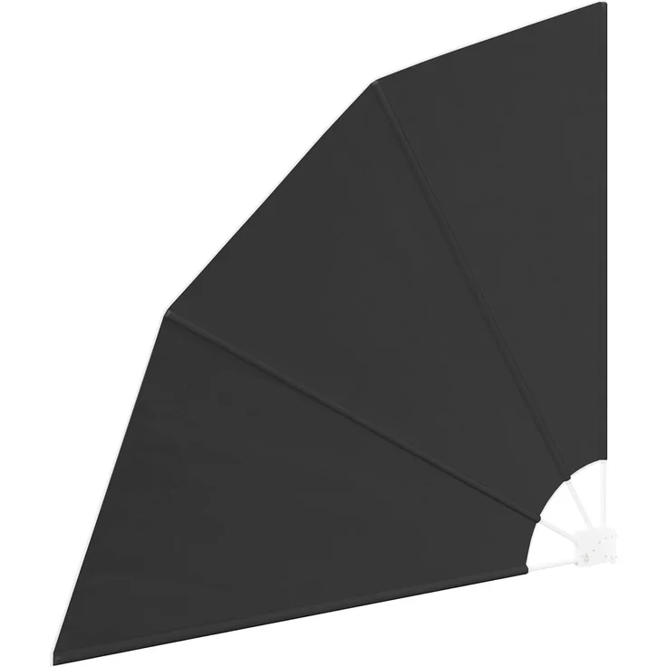 vidaXL Balkon Sichtschutz Rechteckig 140 x 140 cm Polyester Schwarz 42000926 – Bild 4